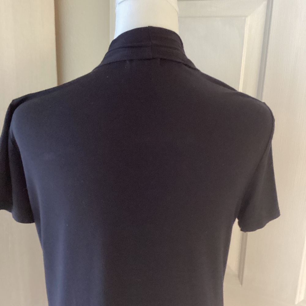 Maurices Black Short Sleeve Cardigan Sz S - Picture 4 of 11